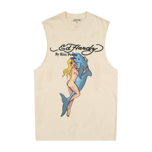 Dolphin Girl Cut Off Tee