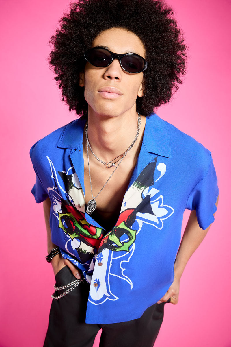 Cross Snake Boxy Camp Tee